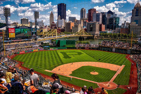 Umsufa Jigsaw Puzzle for Adults 1000 Piece Pnc Park Pittsburgh Pennsylvania USA Travel Souvenir