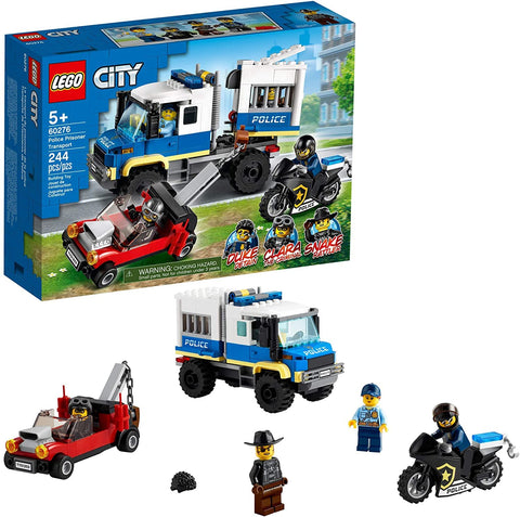 LEGO City Police Prisoner Transport 60276 Building Kit; Cool Police Toy for Kids, New 2021 (244 Pieces)