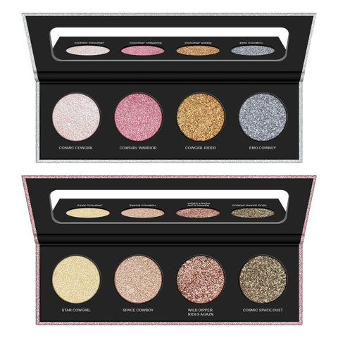 KYDA 8 Colors Sparkling Eyeshadow Palette, Diamond Shiny Glitter Eyeshadow Palette, High Glossy Pigment Blendable Shades, Eye Enhancing Makeup Palette