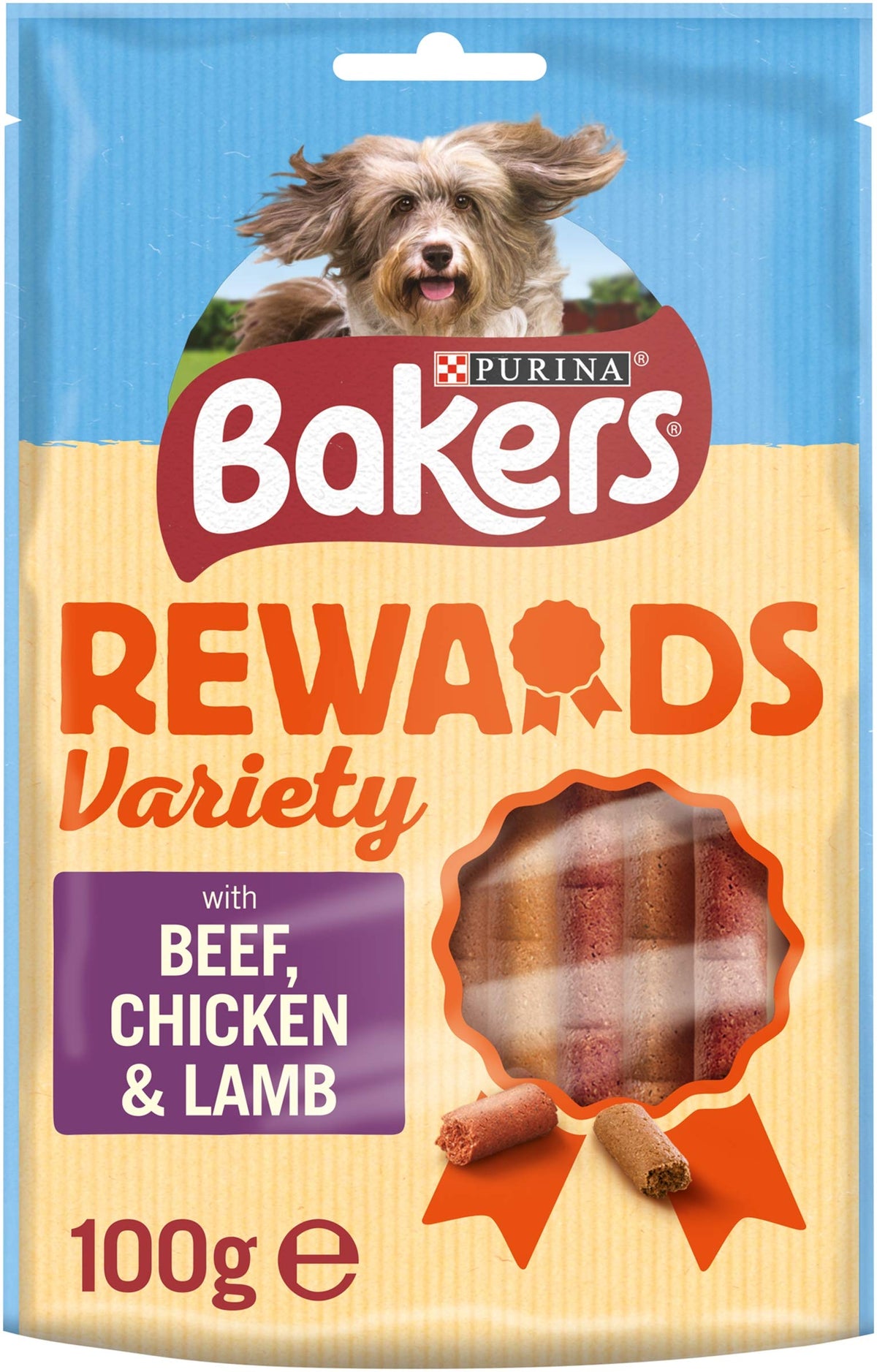 Bakers Rewards Dog Treats Mixed Variety, 100g