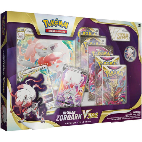 Pokémon Hisuian Zoroark VSTAR Collection Trading Cards, Multicolour, English, From 6 Years