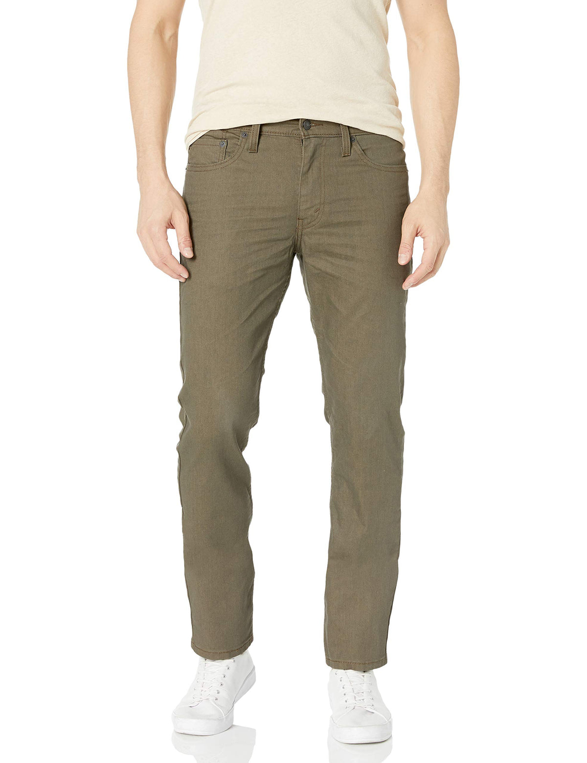 Levi's Men's 511 Slim Fit Jeans (Also Available in Big & Tall), New Khaki 3D-Stretch, 34W x 29L