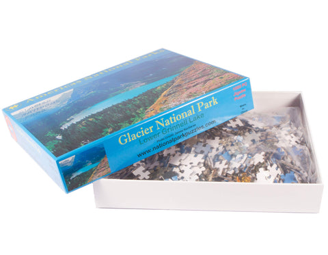 Glacier National Park Lower Grinnell Lake 1000 piece puzzles for Adults