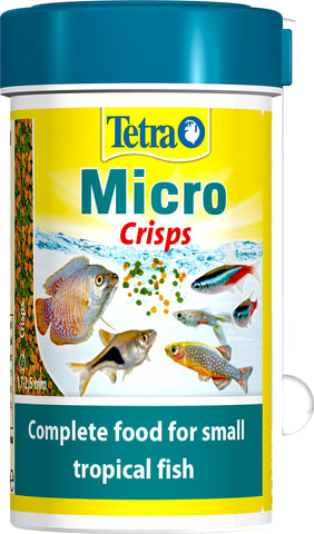 Tetra Micro Crisps Complete Fish Food For Small Tropical Fish, 100 ml