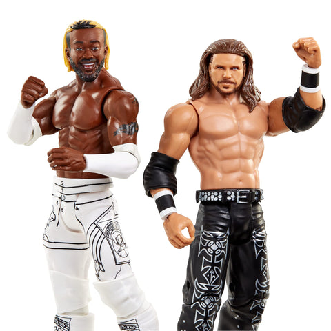 WWE John Morrison vs Kofi Kingston Championship Showdown 2-Pack 6-in / 15.24-cm Action Figures High Flyers Battle Pack for Ages 6 Years Old & Up