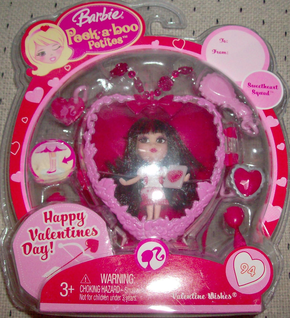 Barbie Peek-a-boo Petites Sweetheart Squad Valentine Wishes #94