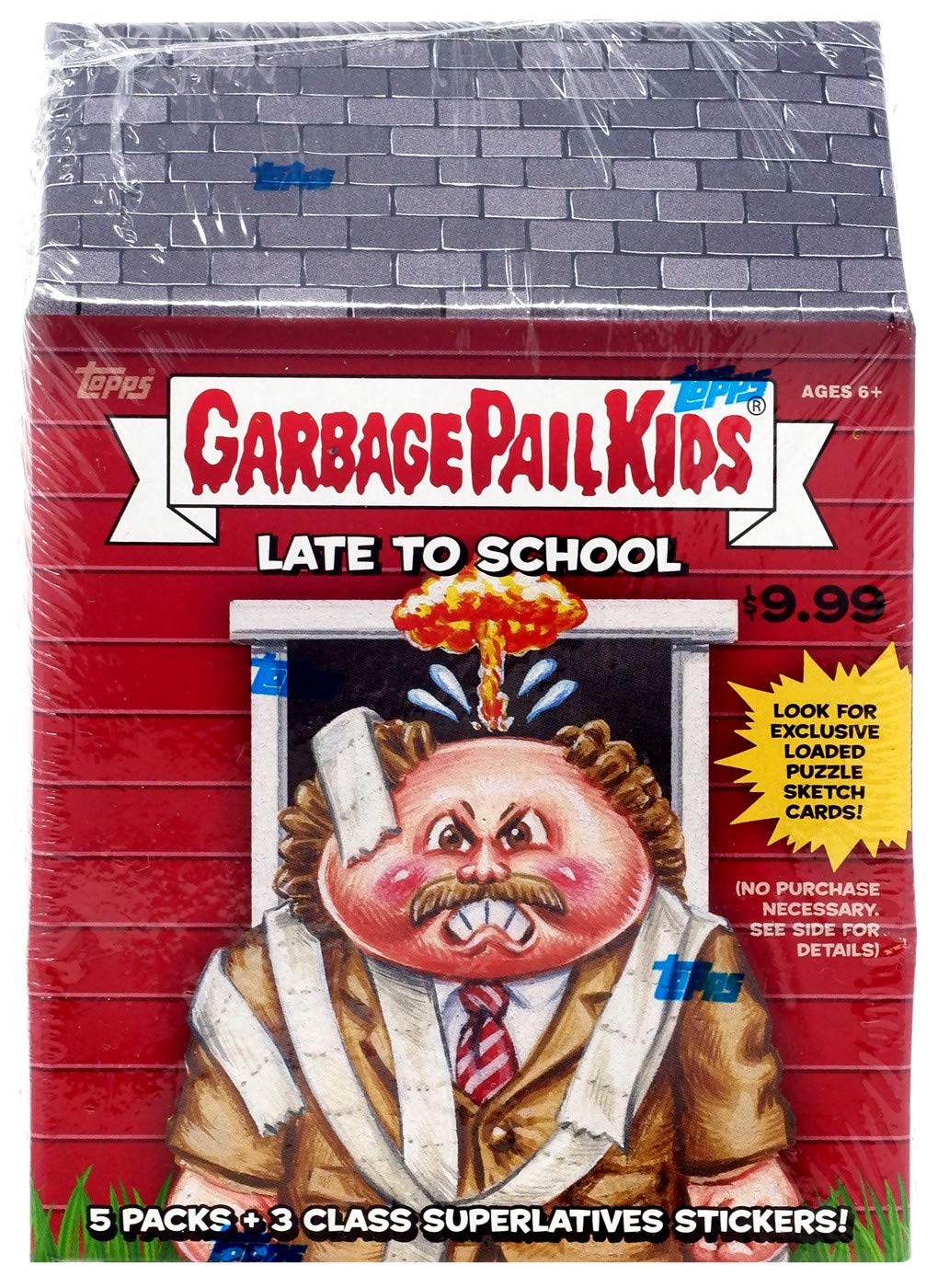 2020 Topps Garbage Pail Kids Series 1 'Late to School' BLASTER Sticker box (5 pks/bx)