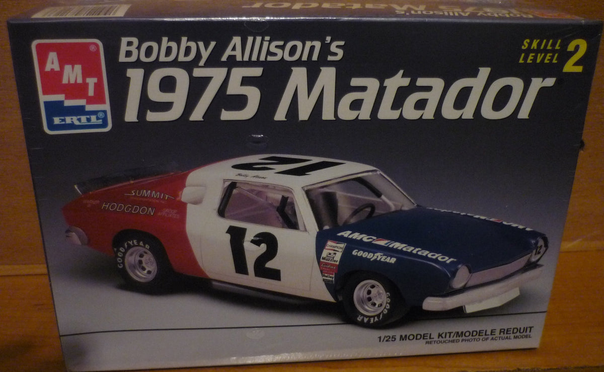 AMT #8116 ERTL Bobby Allison's 1975 Matador 1/25 Scale Plastic Model Kit,Needs Assembly