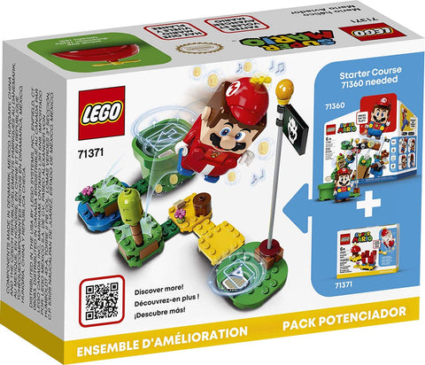 LEGO Super Mario Propeller Mario Power-Up Pack 71371; Awesome Toy for Kids to Power Up The Mario Figure in The Adventures with Mario Starter Course (71360) Playset (13 Pieces)