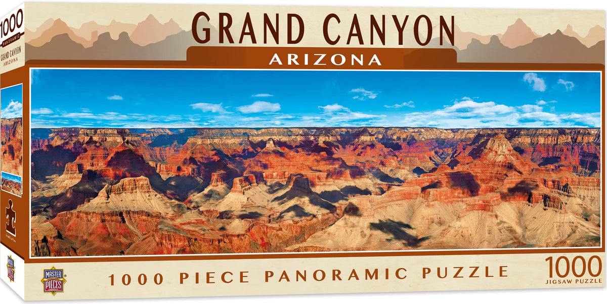 MasterPieces 1000 Piece Jigsaw Puzzle for Adults, Family, Or Kids - Grand Canyon Panoramic - 13"x39"