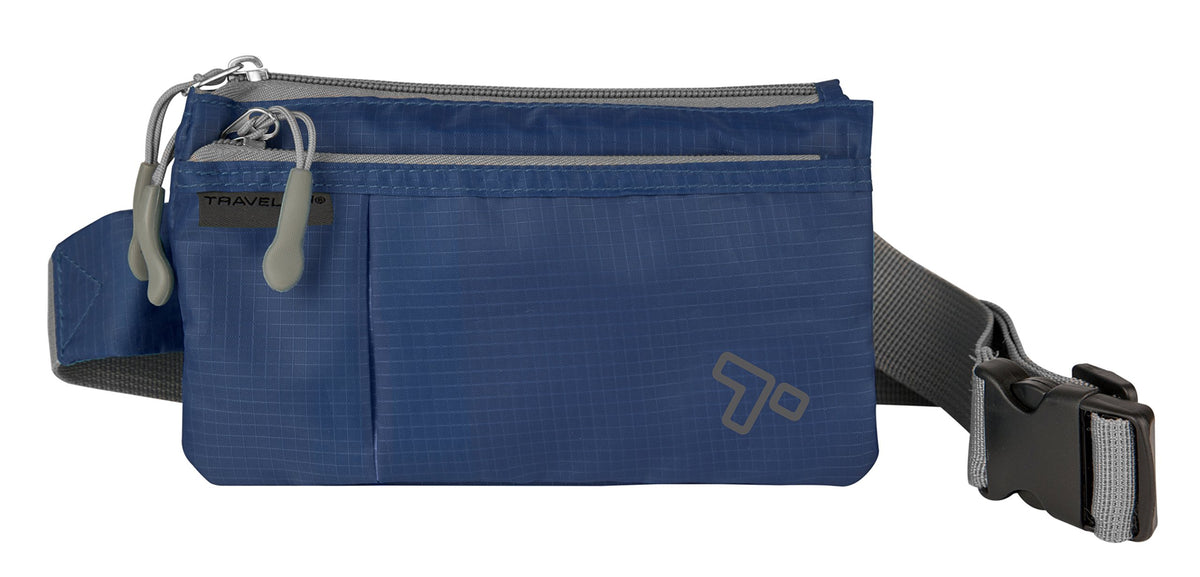 Travelon Unisex-Adult 6 Pocket Waist Pack, Royal Blue, One Size