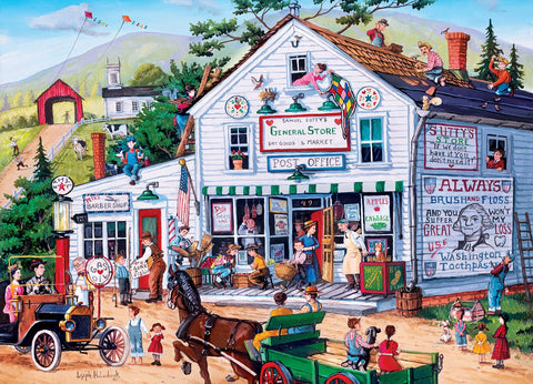 Masterpieces 1000 Piece Jigsaw Puzzle for Adults, Family, Or Kids - Samuel Sutty Dry Goods - 19.25"x26.75"