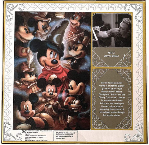 DisneyParks Mickey Mouse Through The Years 90th Anniversary 1000 Piece Signature Puzzle