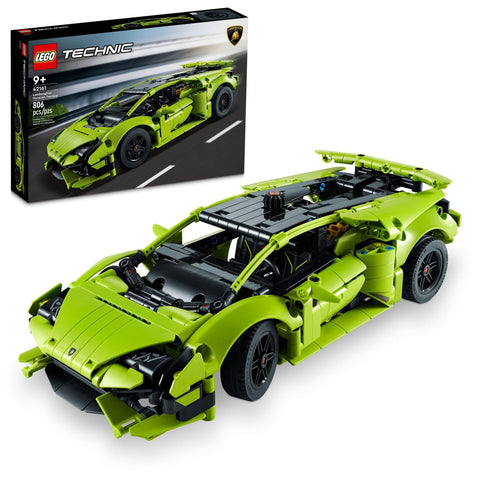 LEGO Technic Lamborghini HuracÃƒÆ’Ã†â€™Ãƒâ€ Ã¢â‚¬â„¢ÃƒÆ’Ã¢â‚¬Å¡Ãƒâ€šÃ‚Â¡n Tecnica Advanced Sports Car Building Kit for Kids Ages 9 and up Who Love Engineering and Collecting Exotic Sports Car Toys, 42161