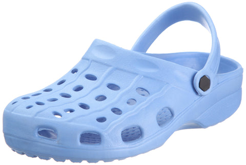 Playshoes Unisex-Child Eva-Clog Basic Clogs 171727 Light Blue 2 UK, 34/35 EU