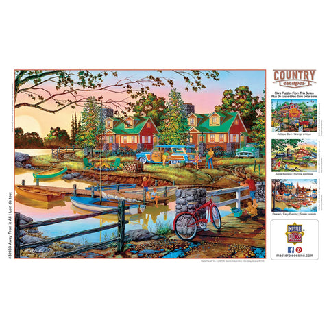 Masterpieces 550 Piece Jigsaw Puzzle for Adults and Family - Away from it All - 18"x24"