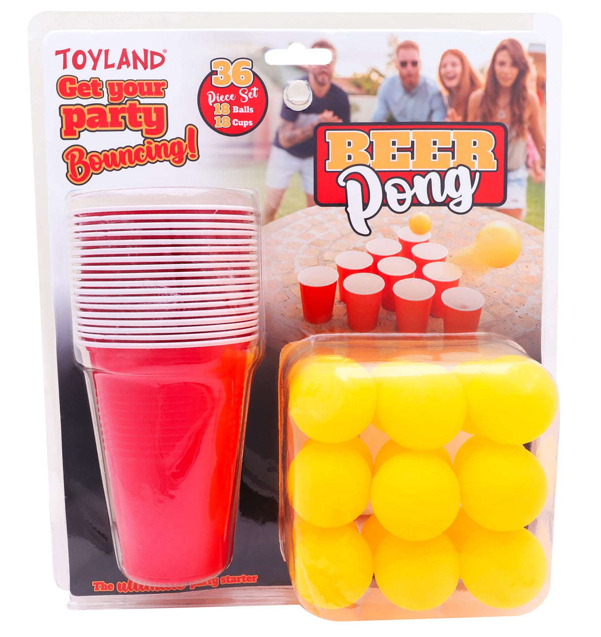 ToylandÃƒÆ’Ã†â€™Ãƒâ€ Ã¢â‚¬â„¢ÃƒÆ’Ã‚Â¢ÃƒÂ¢Ã¢â‚¬Å¡Ã‚Â¬Ãƒâ€¦Ã‚Â¡ÃƒÆ’Ã†â€™ÃƒÂ¢Ã¢â€šÂ¬Ã…Â¡ÃƒÆ’Ã¢â‚¬Å¡Ãƒâ€šÃ‚Â® 36 Piece Set Beer Pong Game - Stag & Hen Parties - Christmas - Holiday Games.