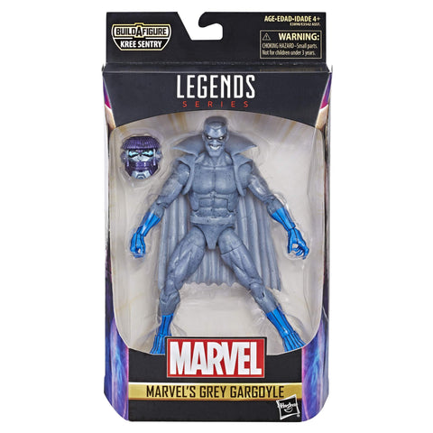 Marvel Captain Marvel 6" Legends Grey Gargoyle Figure for Collectors, Kids, & Fans