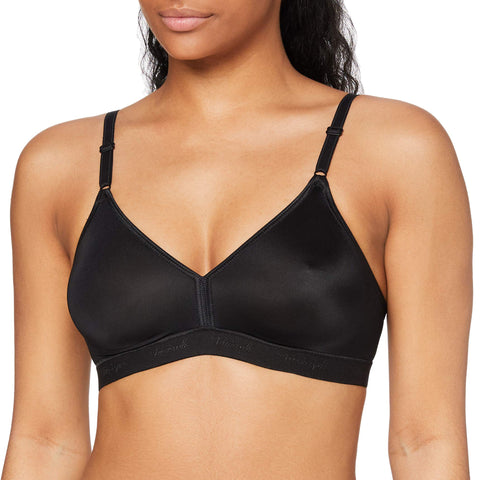 Triumph Womens Micro Fun N Bra, Black, 36C UK