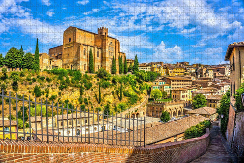 Jigsaw Puzzle for Adults Italy Siena Tuscany Church Puzzle 1000 Piece Wooden Travel Souvenir