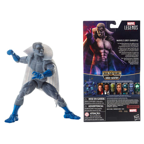 Marvel Captain Marvel 6" Legends Grey Gargoyle Figure for Collectors, Kids, & Fans