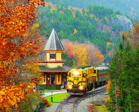 White Mountain Puzzles Scenic Railroad - 1000 Piece Jigsaw Puzzle