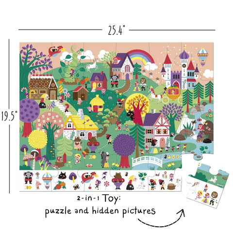 Janod 24 Piece Fairy Tales Observation Puzzle - 3 Years + - J02661