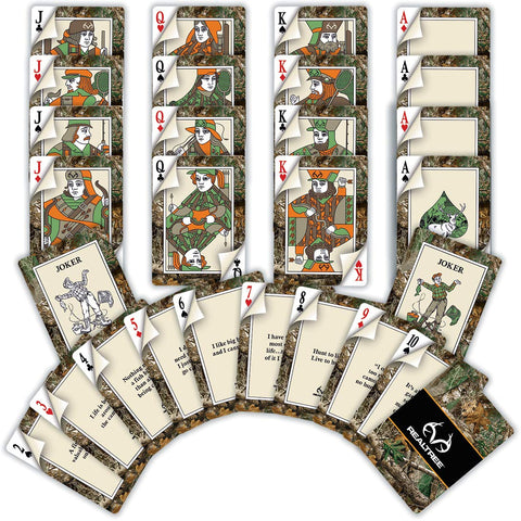 MasterPieces Family Games - Realtree Playing Cards - Officially Licensed Playing Card Deck for Adults, Kids, and Family