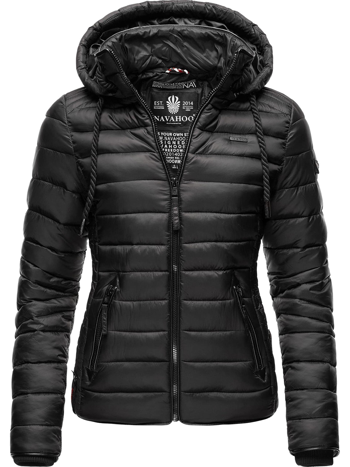 Navahoo Ladiesâ€™ Between-Seasons Puffer Jacket Lulana Black M