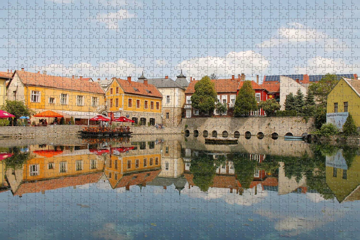 Jigsaw Puzzle for Adults Hungary Tapolca Puzzle 1000 Piece Wooden Travel Souvenir