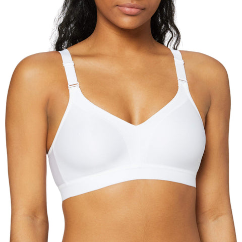 Triumph Women's Triaction Wellness N, Sports bra non-wired, WHITE