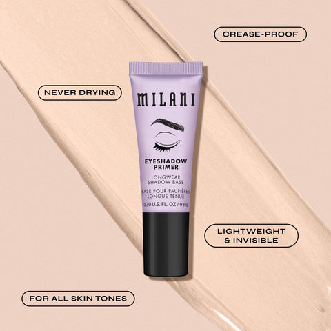 Milani Eyeshadow Primer - 2 Pack | Primer Face Makeup Eye Shadow Primer Base | Makeup Primer for Face | Vegan, Cruelty-Free, Made for Long-Lasting Wear | Use with Eye Shadow Palettes