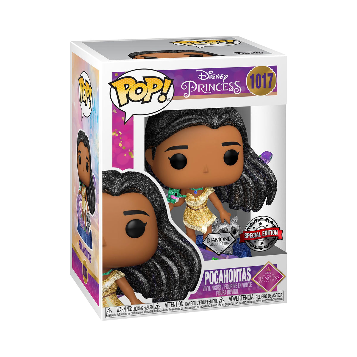 POP! Pocahontas#1017 Diamond Collection HOT Topic Exclusive