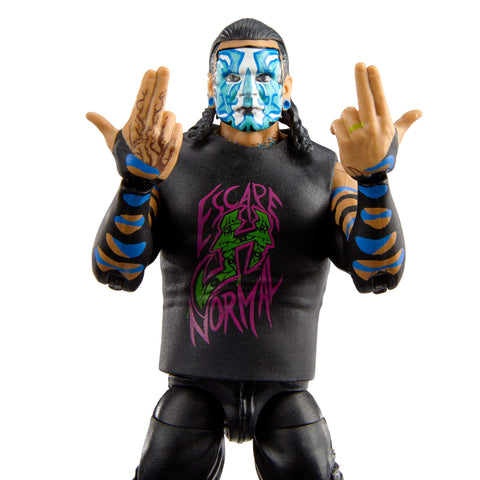 WWE Jeff Hardy Elite Collection Action Figure, 6-in Posable Collectible Gift for WWE Fans Ages 8 Years Old & Up [Colors May Vary]