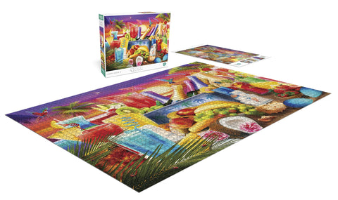 Buffalo Games - Lena - Happy Hour 2-1500 Piece Jigsaw Puzzle for Adults Challenging Puzzle Perfect for Game Nights