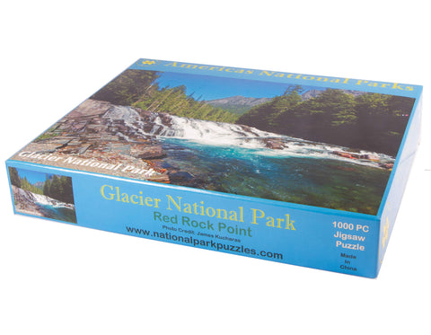 Glacier National Park Red Rock Canyon 1000 Piece Puzzles for Adults