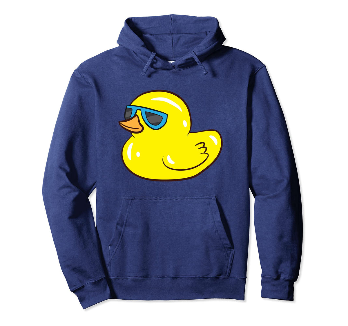 Cute Rubber Duck With Sunglasses Love Rubber Ducks Pullover Hoodie