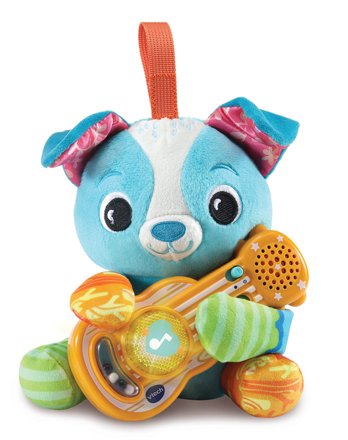 VTech Baby Puppy Sounds Guitar, Interactive Musical Toy, for Boys & Girls from 3, 6, 12, 24 + Months, English Version