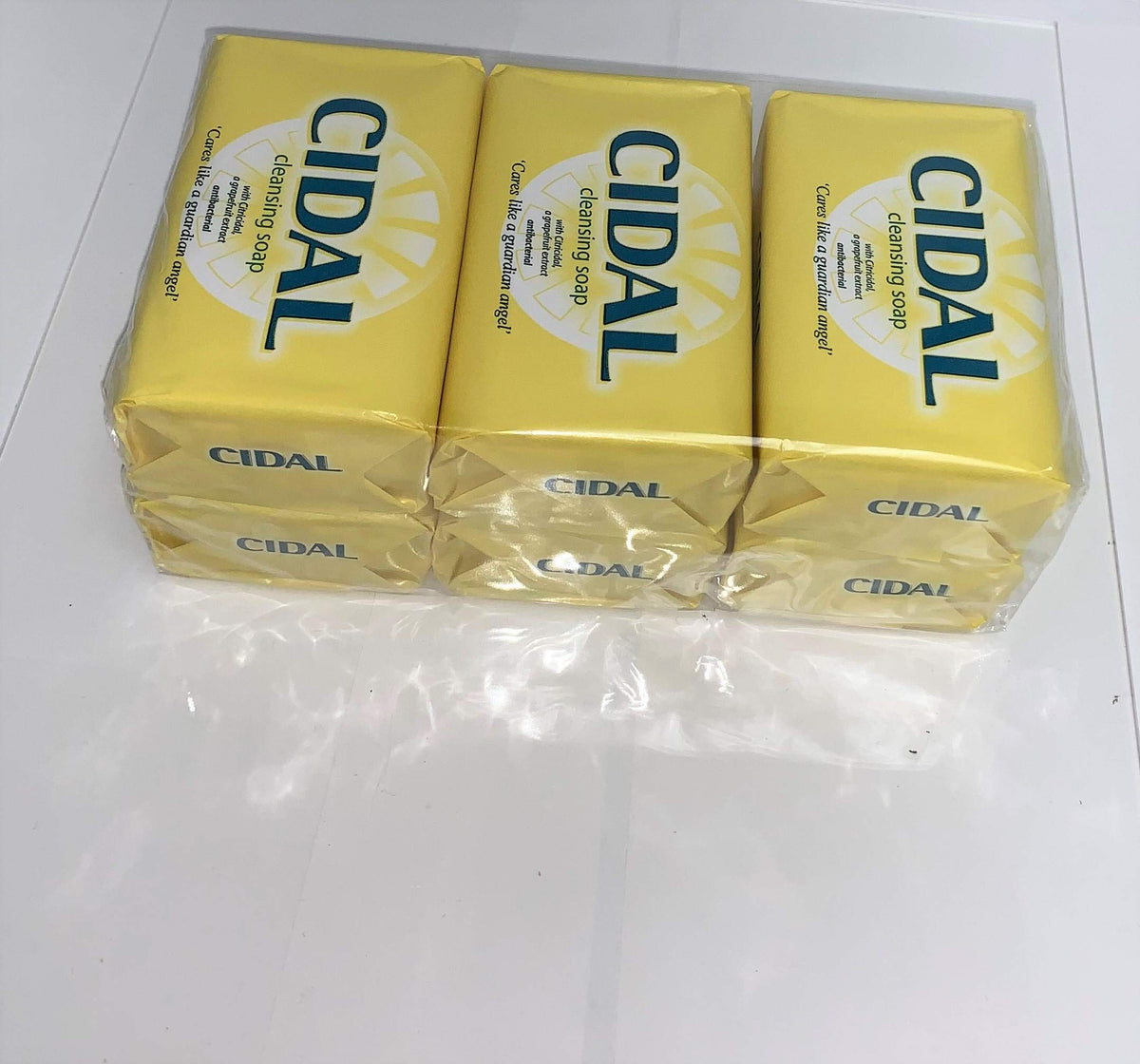 3 x Cidal Natural Antibacterial soap Twin Pack 125g