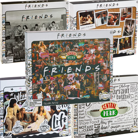 Friends Puzzle for Adults Bundle - 5 Friends TV Show Cool Puzzles for Adults 1000 Piece