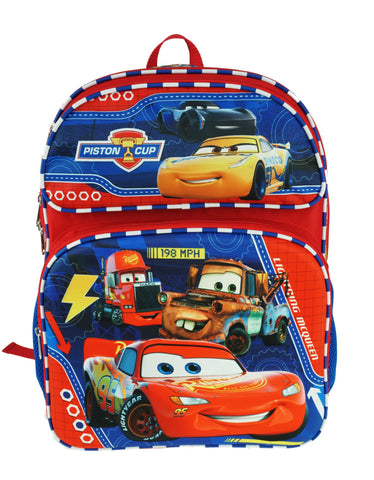 Ruz Disney Cars Large 3-D EVA Molded 16 Inch Backpack