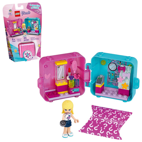 LEGO Friends StephanieÃ¢â‚¬â„¢s Shopping Play Cube 41406 Building Kit, Mini-Doll Set That Promotes Creative Play, New 2020 (44 Pieces)