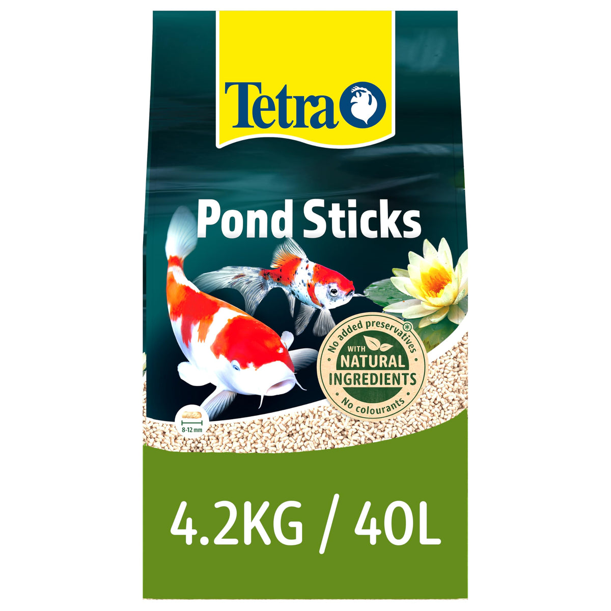 Tetra Pond Fish Food Sticks 4.2kg - biologically balanced for pond fish