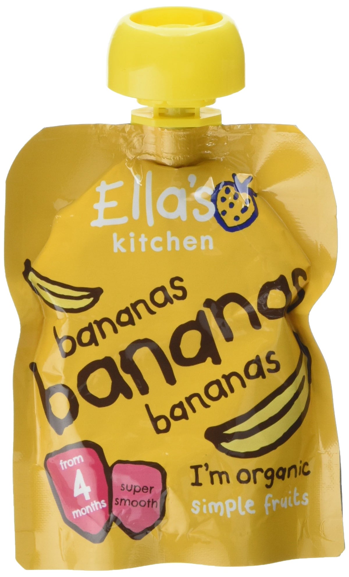 Ellas Kitchen Bananas, Bananas, Bananas Pouch from 4 Months, 70g