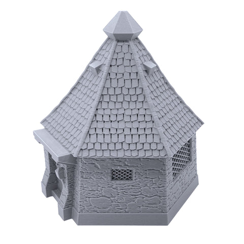 Humble Hut, 3D Printed Tabletop RPG Scenery and Wargame Terrain for 28mm Miniatures