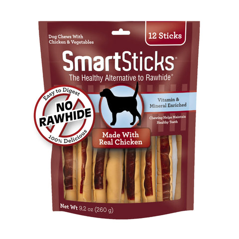 SmartBones SmartSticks, Treat Your Dog to a Rawhide-Free Chew Made With Real Meat and Vegetables