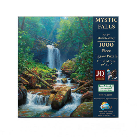 SUNSOUT INC - Mystic Falls - 1000 pc Jigsaw Puzzle by Artist: Mark Keathley - Finished Size 20" x 27" - MPN# 53078