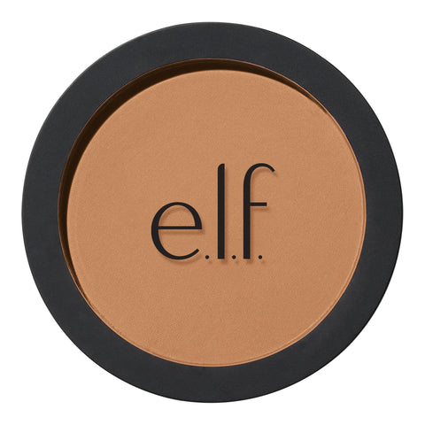 e.l.f. Primer-Infused Bronzer, Long-Lasting, Lightweight & Buildable Powder Bronzer, Delivers A Matte Finish, Vegan & Cruelty-Free, Catching Rays