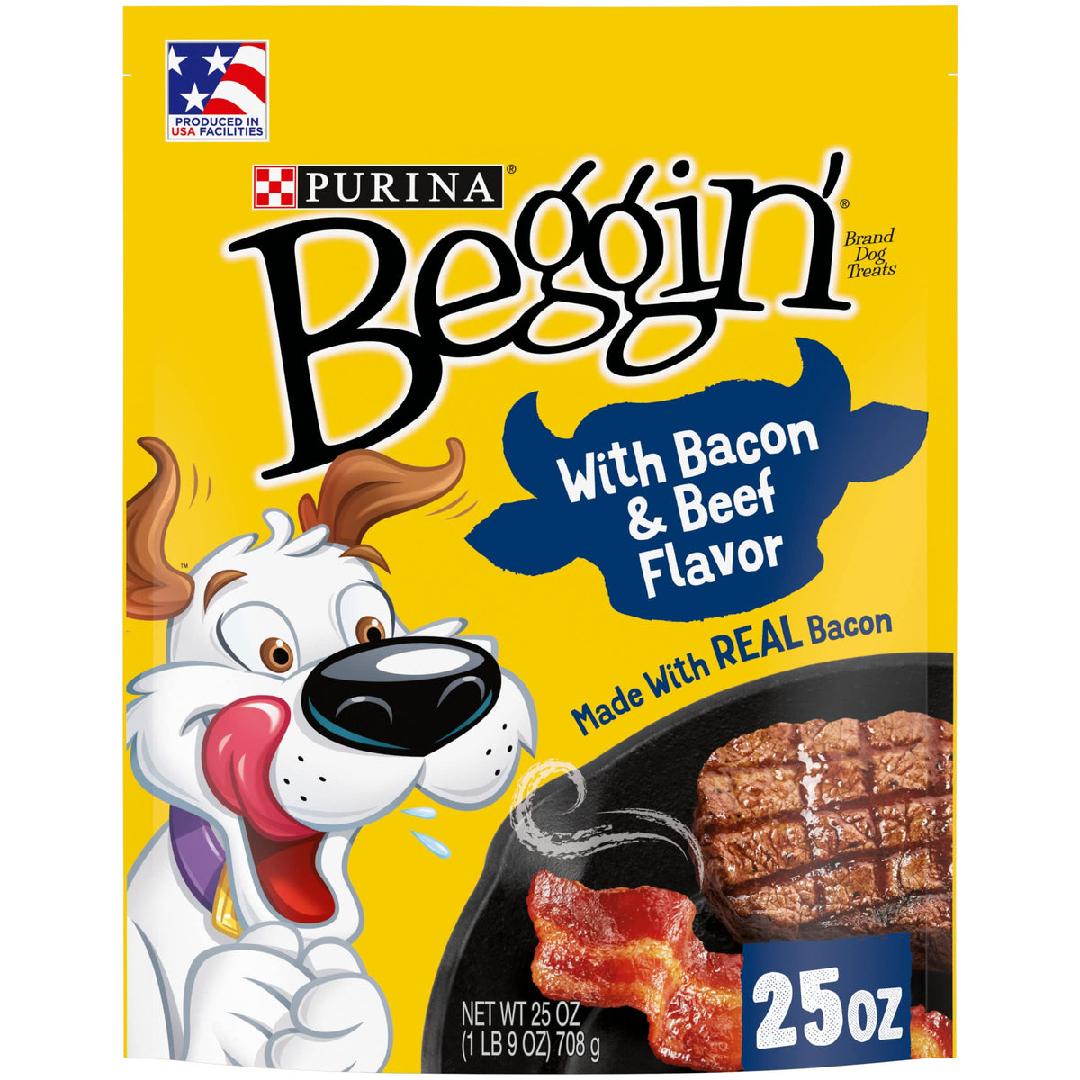 Purina Beggin' Strips With Real Meat Dog Treats With Bacon and Beef Flavors