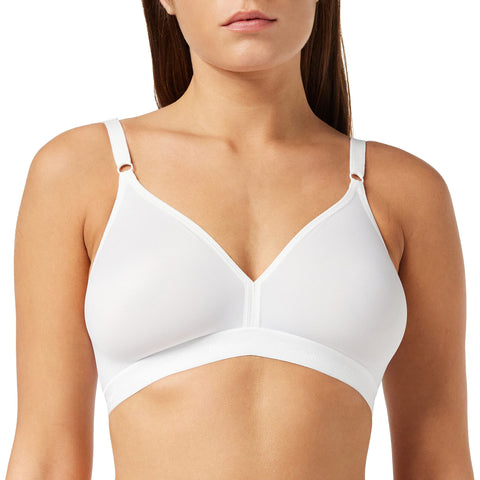 Triumph Womens Micro Fun N Bra, White, 40C UK